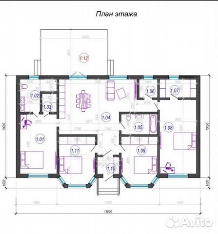 Дом 200,8 м² на участке 6,1 сот — цена 5 980 000 ₽ в Авито